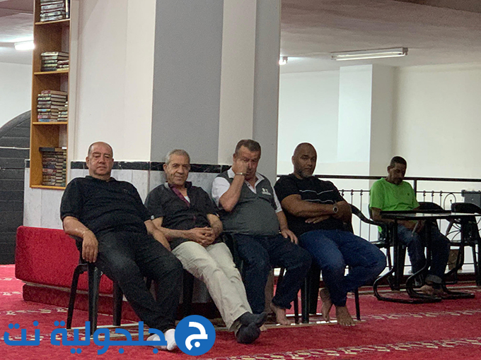 حفل لتوديع حجاج جلجولية في مسجد البخاري 